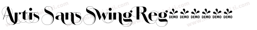 Artis Sans Swing Reg字体转换